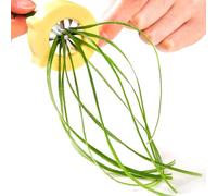 tainless Steel Blades Scallion Shredder, Food-Grade Plastic Green Onion Cutter for Quick Cooking, Meal Prep, Seasonings & Spices Chopper | Fun Kitchen Gadget