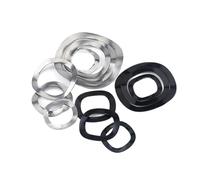tainless Steel Curved Washer, 65# Manganese 304 Stainless Steel Wave Washer M3-M118 10/50/100pcs(50pcs,65 steel M38x46x0.5)