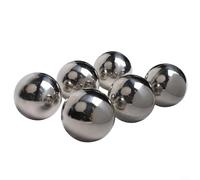 tainless Steel Gazing Balls, Garden Mirror Globe Floating Pond, Hollow Mirror Polished Spheres, Outdoor Reflective Metal Ornaments for Garden Décor(51MM)