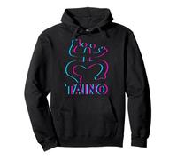 Taino Coqui Boricua EDM Illusion Vibes Pullover Hoodie