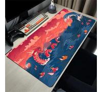 Tainrun XXL Mouse Pad 1200x600x2mm Extended Desk pad, Sea Dragon Gaming mouse Mat for Desk with Stitched Edges and Non-Slip Rubber Base, mouse Pads for PC, Laptop, Office