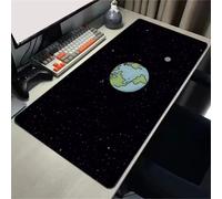 Tainrun XXL Mouse Pad 600x400x2mm Extended Desk pad, Green Earth Gaming mouse Mat for Desk with Stitched Edges and Non-Slip Rubber Base, mouse Pads for PC, Laptop, Office