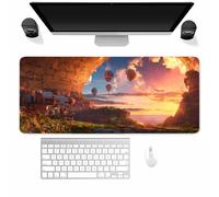 Tainrun XXL Mouse Pad 600x400x3mm Extended Desk pad, Magnificent Scenery Gaming mouse Mat for Desk with Stitched Edges and Non-Slip Rubber Base, mouse Pads for PC, Laptop, Office