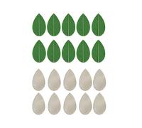 Tainrunse 10/20/30/50/100Pcs Plant Climbing Wall Clips, Vine Wall Clips, Self-Adhesive Vine Wall Clips Plant Clips for Indoor Outdoor Green 10Pcs