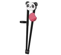 Tainrunse Baby Chopsticks Comfortable Grip Food Pick Easy to Clean Baby Noodle Eating Practicing Chopsticks Tableware Household Supplies Black