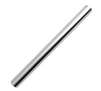 Tainrunse Cookie Rolling Pin Polished Professional Stainless Steel Easy to Clean Pies Cookie Rolling Pin Compatible with Kitchen L