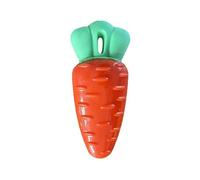 Tainrunse Dog Teething Toy Cute Corn Carrot Eggplant Bite-Resistant Chew Toy Soft Vegetable Toy Exercise Training Interactive Toys for Small Large Dogs Pet Supplies Carrot Set