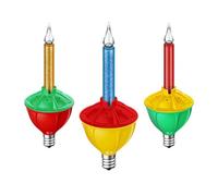 Tainrunse Energy-Saving Lights Party Lamps 3pcs Christmas Bubble Lights Ip65 Waterproof Energy-Saving Low-Power Consumption Indoor Xmas Hanging Lights 3pcs