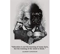 Tainsi Albert Einstein Inspirational and Motivational Quote Poster, 12 x 18 Inches, 30 x 46 cm