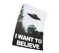 Tainsi I Want to Believe UFO TV Series Kunst Riesen Poster, 42 x 30 cm