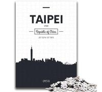 Taipei Taiwan 1000 Pieces Jigsaw Puzzle for Adults& Teens, Challenging Game Toys Wall Decoration Unique Birthday And Xmas Gifts 2000pcs (70x100cm)