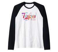 Taipei Taiwan | Vacation Travel Raglan Baseball Tee