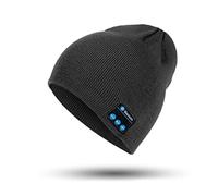 TAIPPAN Bluetooth Beanie, HD Stereo Knit Beanie, Unisex Knitted Beanie Hat Outdoor Sports with Microphone Stereo Speakers for Men Women