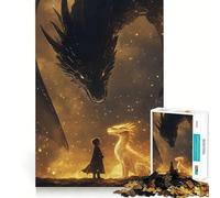 Tairn And Andarna Fourth Wing 1000 Piece Jigsaws for Adults Puzzle Intellect Toy Relaxing Fun Quality Cut Fine Art Piece (38x52cm)