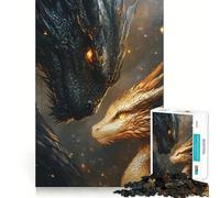 Tairn And Andarna Fourth Wing Jigsaw Puzzles 1000 Piece for Teenagers Improve Memory Relaxing Fun Sharp Edge Unique Gift (38x52cm)