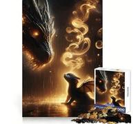 Tairn And Andarna Jigsaw Puzzles 1000 Pieces for Adults Memory Boost Warm Time Image Assembly Fine Art Piece (38x52cm)
