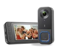 Taishixing 4.3" Wireless Video Doorbell with HD Screen - Plug & Play, No WiFi Needed. 1080P, 170° View, 2-Way Talk, Night Vision, IP68 Waterproof, No Subscription.