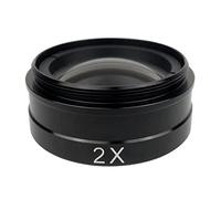 TAISK Microscope Slides 0.3X 0.5X 2.0X Industry Video Microscope Camera Objective Lens Microscope Parts (Color : 0.5X 2X) (2.0x)