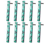 Taiss 10PCS B103 10K Ohm Double Linear Slide Potentiometer 75MM Volume Control Electronic Potentiometer B103-10K