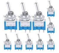 Taiss/10pcs mts-101 ON/OFF Mini Miniature Toggle Switch Car Dash Dashboard SPST 2Pin