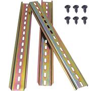 Taiss/3pcs 30cm Rail high Quality Color Steel DIN Rail for Power Distribution Cabinet Control Cabinet, 35mm Wide, 7.5mm high, 300mm long/12"-G DIN-G-300mm