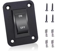 Taiss On-Off Switch 12V 20A 4 Pins DPST Rocker Switch Panel RV Light Switch For RV Trailers Camper Boats KCD2-7-201-B1-DZ-BZ