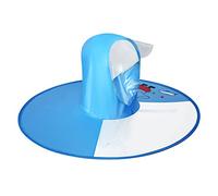 TaissBocco Kids Raincoat,Cartoon Duck Raincoat and Umbrella Hat Waterproof UFO for Baby Girls and Boys Poncho Rain Hat (Blue, S)