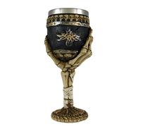 Taisuko Ossuary Style Skeletal Wine Goblet Bones 6oz Wine Chalice Goblet 7oz