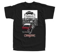 taitai Men's Christine John Carpenter Horror Movie Poster T-Shirt S-3XL T-Shirt Balck Graphic Unisex Tee Shirt Black L