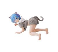 Taito Zero Starting Life in Another World Desktop Cute Figure - Rem (Cat Roomwear Ver.)