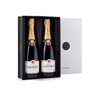 Taittinger Brut Reserve NV Champagne 2x 75cl Paradox Gift Box