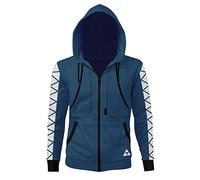 Taiture Idia Shroud Hoodie Cosplay Costume Adult Shroud Jacket Sweatshirt Zip up Coat Halloween Christmas Suit Women Men, Shroud Hoodie, XL