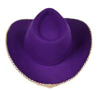 Taiture Women Nico Robin Costume Hat Cosplay Costume Purple Headwear Hats