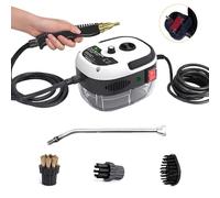 Taitus Portable Handheld Steam Cleaner 2500W,car steam cleaner,High Pressurized Steam 6 Gears Cleaning,For stain removing kitchen bathroom tiles range hood car windows etc UK Plug