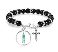 Taiwan Attractions 101 Building Travel Beaded Bracelet Boho Jewelry