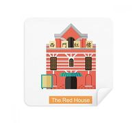 Taiwan Attractions The Red House Glasses Cleaning Cloth Phone Screen Cleaner Suede Fabric 2pcs