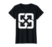Taiwan Recycling Logo Earth Day Recycle Ecology Environment Value Graphic T-Shirt, Women, Black, M