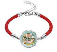 Taiwan Travel Night Market Snake Lucky Red String Bracelet Rope Bracelet Handmade