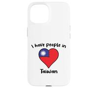 Taiwanese Flag Heart I Have People In Taiwan Case for iPhone 15