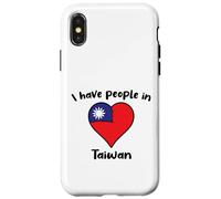 Taiwanese Flag Heart I Have People In Taiwan Case for iPhone X/XS