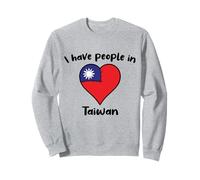Taiwanese Flag Heart I Have People In Taiwan Sweatshirt