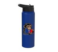 Taiwanese Pride Heart Cute Monkey Taiwanese Roots Taiwan Stainless Steel Insulated Water Bottle
