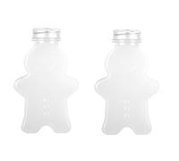 TAIXIAONIULIHQ 2 Pcs Juice Bottles Drink Bottles Drink Containers with Tamper Seal Lids Reusable Shot Bottles with Lids for Storing Juices Water and Other Homemade Beverages