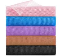 TAIXING 5 Pcs African Net Sponge, Colorful African Net for Rich Lather, 80x30cm Long Exfoliating Cloth Nylon Back Scrubbers for Bathing, Exfoliating, Back Scrub for Smoother Skin, for Women and Men