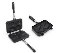 Taiyaki Cake Pan, Fish Shaped Waffle Cake Maker, Non Stick, Anti Scalding Handle