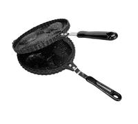 Taiyaki Waffle Pan - Japanese Snack Maker for Beginners | Aluminum Alloy with Black Finish, Pancake Baking Tool, Night Market Style Breakfast, Professional, Housewife, Kitchen Accessory