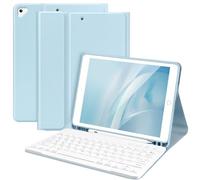 TaIYanG Keyboard Case for iPad 9th 8th 7th Generation,Smart Detachable Bluetooth Keyboard for iPad Air 3rd Gen/iPad Pro 10.5"/iPad 10.2” Case with Pencil Holder, Auto Wake/Sleep Function, Blue