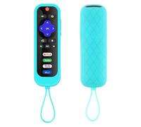 Taiyiluo 1PC Silicone Protective Controller Cover fits for Roku TV Voice Remote | Hisense Roku | Westinghouse Roku TV TCL Cover Sky Blue(Not Glow)