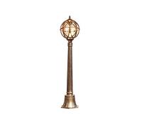 TAIYUESHAN Creative European Waterproof Lawn Light Courtyard Lantern Villa Landscape Lighting Fixture Traditional Mediterranean Aluminum Ball Streetlight E27 Glass Globe Garden Community Bronze 270CM
