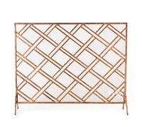 TAIYUESHAN Fire Screen/Spark Guard European Fireplace Core Wrought Iron Screen Decorative Fireplace Vertical Heater Partition Real Fire Fireplace Fire Barrier Fireplace Spark Guard (Color : B)